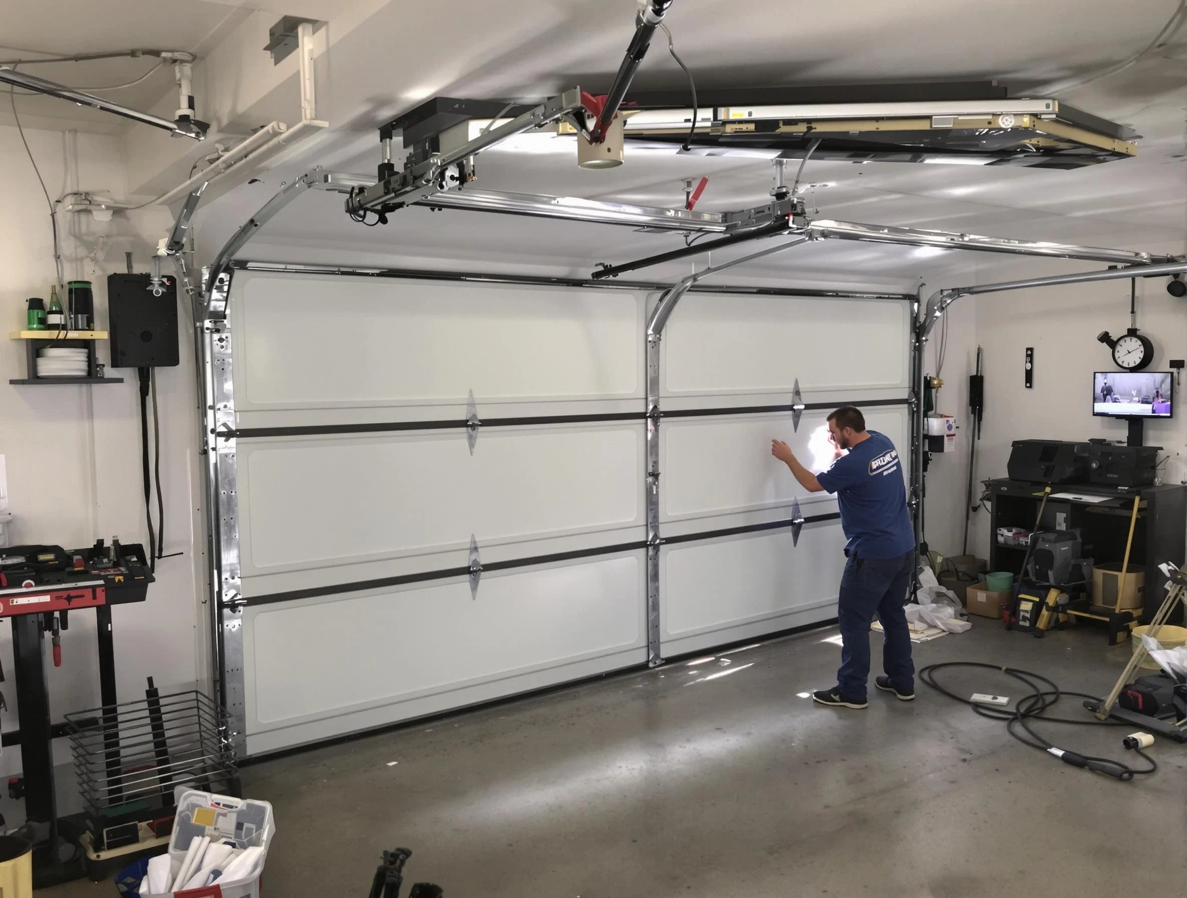 Professional garage door repair service by Cranston Garage Door Repair in Cranston