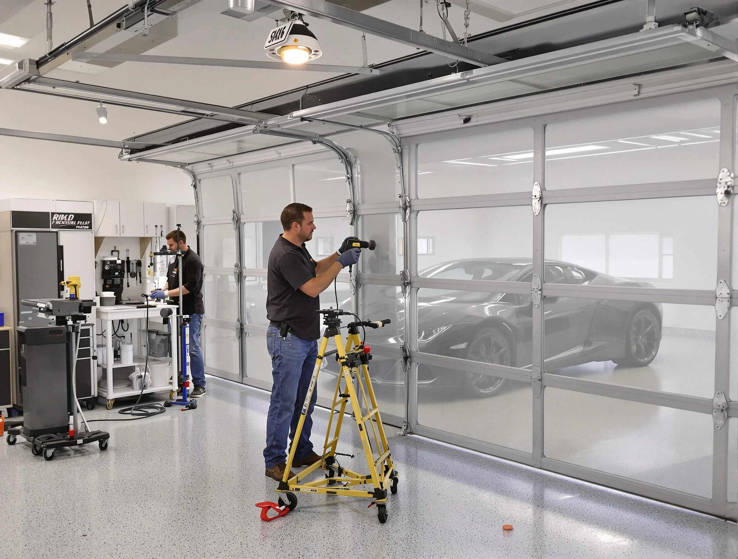 Garage Door Dents Repair in Cranston