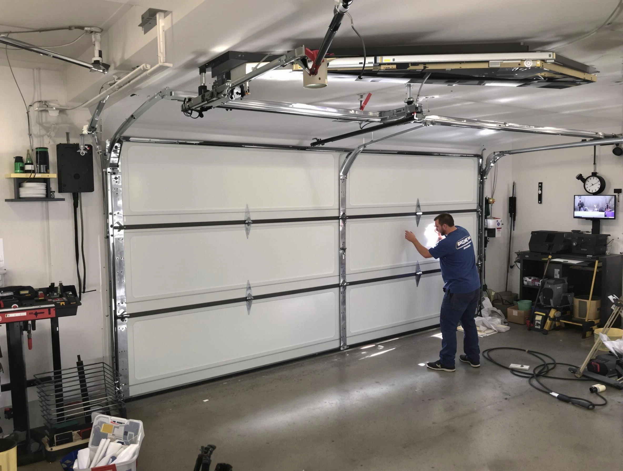 Professional garage door repair service by Cranston Garage Door Repair in Cranston